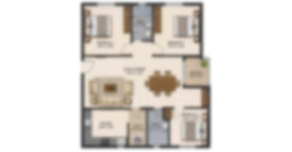 Eraya LBS Road 2 BHK Floor Plan